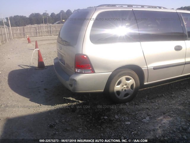 2FMZA51604BA66715 - 2004 FORD FREESTAR SE SILVER photo 6