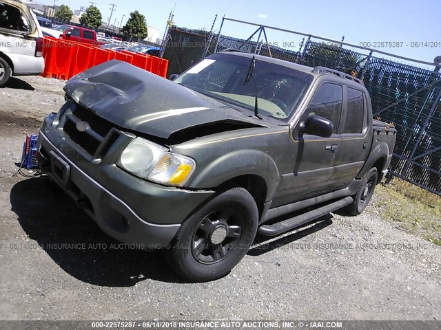 1FMZU77E73UC32383 - 2003 FORD EXPLORER SPORT TR  GREEN photo 2