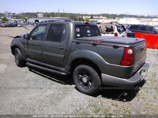 1FMZU77E73UC32383 - 2003 FORD EXPLORER SPORT TR  GREEN photo 3