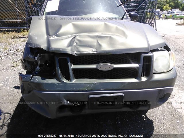 1FMZU77E73UC32383 - 2003 FORD EXPLORER SPORT TR  GREEN photo 6