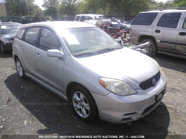 2T1KR32E03C041408 - 2003 TOYOTA COROLLA MATRIX XR SILVER photo 1