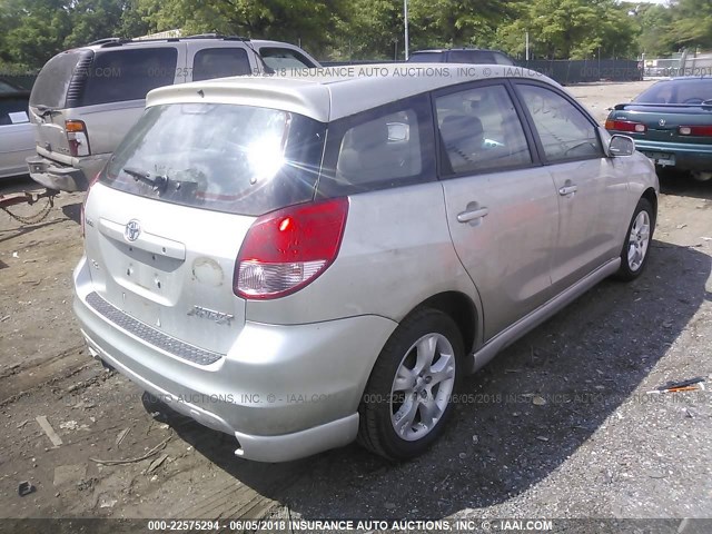 2T1KR32E03C041408 - 2003 TOYOTA COROLLA MATRIX XR SILVER photo 4