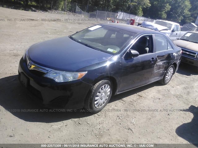 4T4BF1FK1CR175023 - 2012 TOYOTA CAMRY SE/LE/XLE Dark Blue photo 2