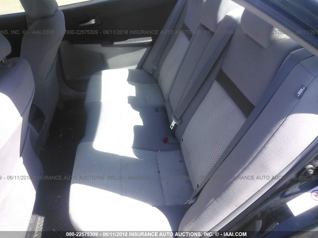 4T4BF1FK1CR175023 - 2012 TOYOTA CAMRY SE/LE/XLE Dark Blue photo 8