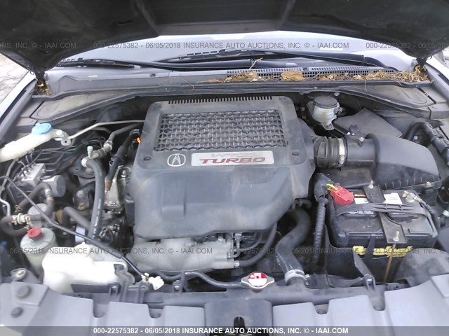 5J8TB18538A019078 - 2008 ACURA RDX TECHNOLOGY BLACK photo 10