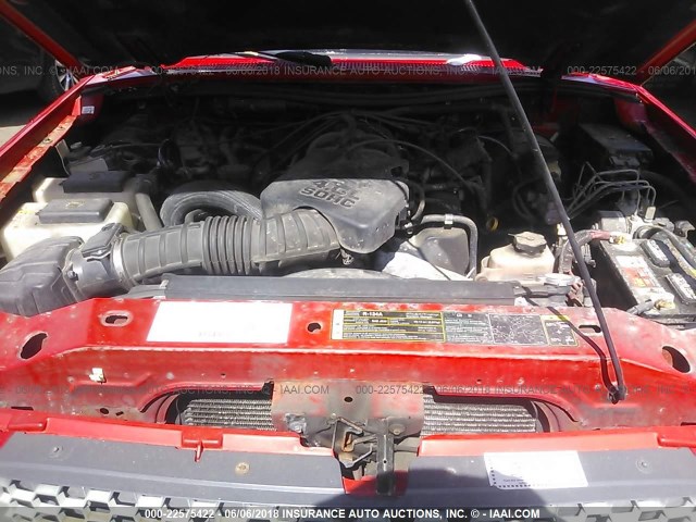 1FTZR45E43TA45888 - 2003 FORD RANGER SUPER CAB RED photo 10