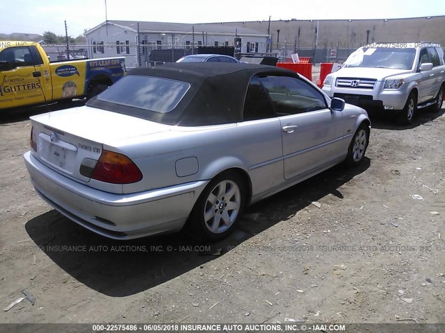 WBABR3340YEA82292 - 2000 BMW 323 CI SILVER photo 4