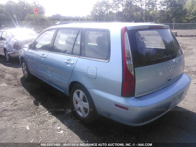 JA3AD29F94U050484 - 2004 MITSUBISHI LANCER LS Light Blue photo 3