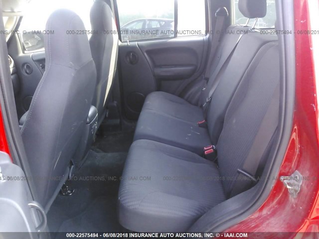 1J4GL48K63W560524 - 2003 JEEP LIBERTY SPORT/FREEDOM წითელი ფოტო 8