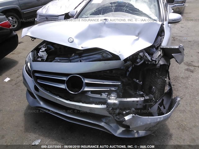 55SWF4JBXGU157917 - 2016 MERCEDES-BENZ C 300 SILVER photo 6