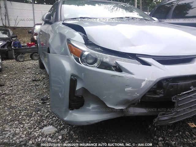 JTKJF5C79E3078008 - 2014 TOYOTA SCION TC 灰色 照片 6