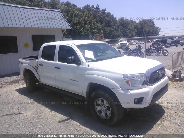 3TMLU4EN5EM158190 - 2014 TOYOTA TACOMA DOUBLE CAB 白色 照片 1