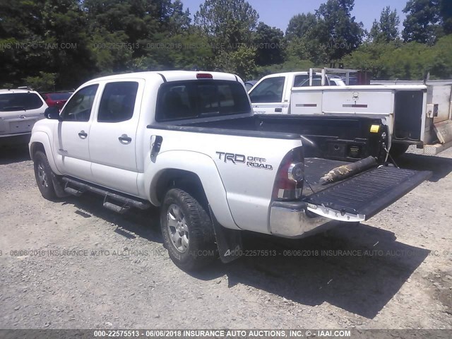 3TMLU4EN5EM158190 - 2014 TOYOTA TACOMA DOUBLE CAB 白色 照片 3