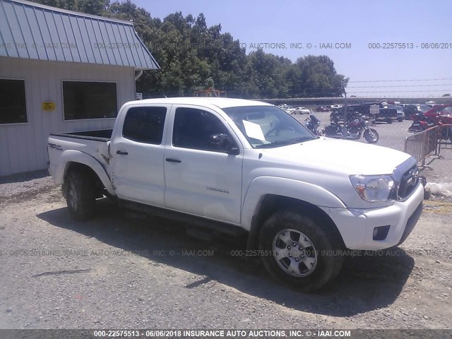 3TMLU4EN5EM158190 - 2014 TOYOTA TACOMA DOUBLE CAB WHITE photo 6