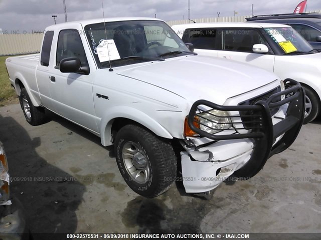 1FTYR44UX4PA48521 - 2004 FORD RANGER SUPER CAB WHITE photo 1