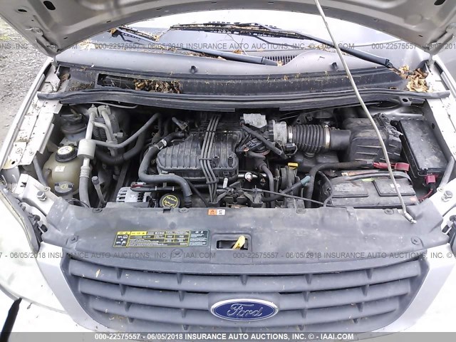 2FMZA57664BA99001 - 2004 FORD FREESTAR SES SILVER photo 10