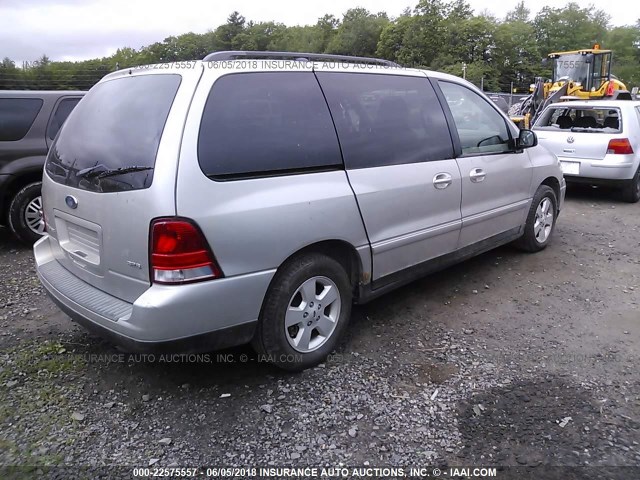 2FMZA57664BA99001 - 2004 FORD FREESTAR SES SILVER photo 4