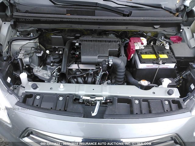 ML32F3FJ9JHF04726 - 2018 MITSUBISHI MIRAGE G4 ES Сұр фото 10