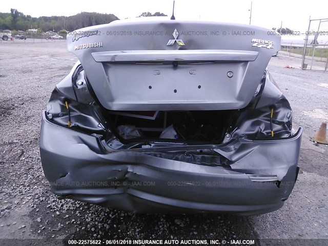 ML32F3FJ9JHF04726 - 2018 MITSUBISHI MIRAGE G4 ES Сұр фото 6