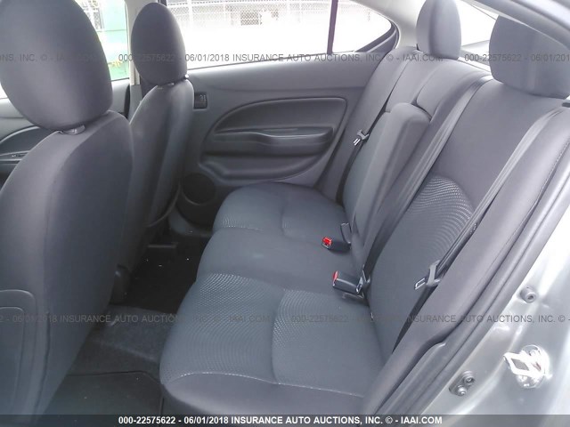 ML32F3FJ9JHF04726 - 2018 MITSUBISHI MIRAGE G4 ES Сұр фото 8