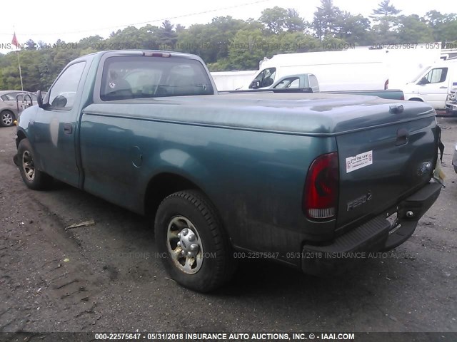 1FTFF27MXVKD58831 - 1997 FORD F250 GREEN photo 3