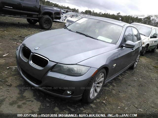 WBAPK73519A451807 - 2009 BMW 328 XI GRAY photo 2