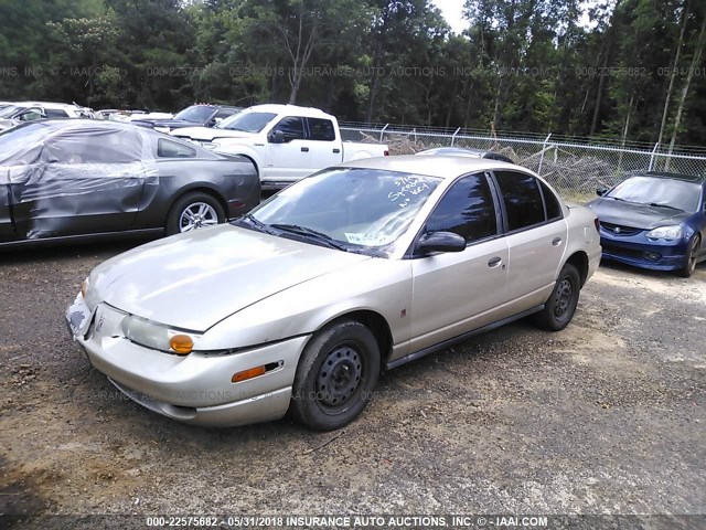 1G8ZH52821Z210378 - 2001 SATURN SL1 TAN photo 2