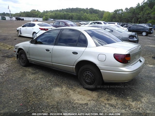 1G8ZH52821Z210378 - 2001 SATURN SL1 TAN photo 3