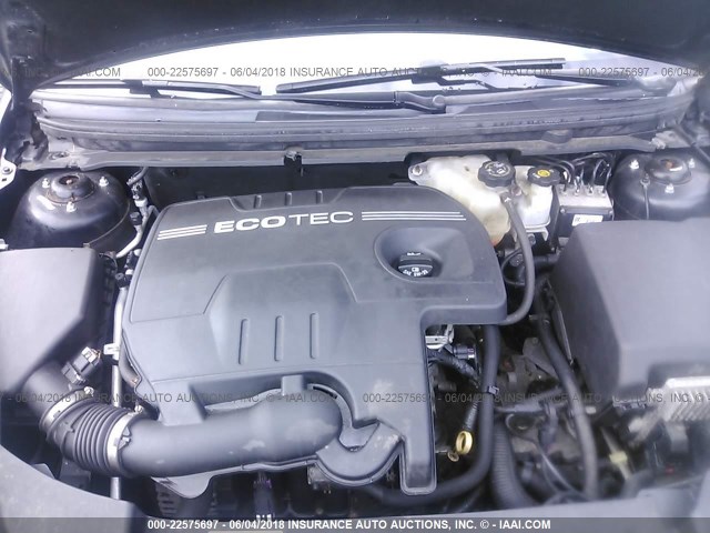 1G1ZE5E08AF142618 - 2010 CHEVROLET MALIBU LTZ BLACK photo 10