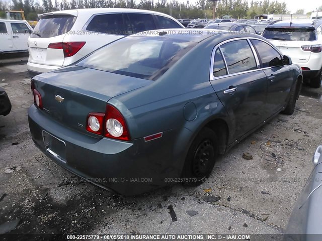 1G1ZK57B69F178892 - 2009 CHEVROLET MALIBU LTZ TEAL photo 4