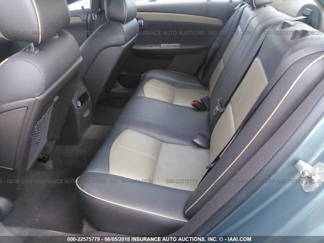1G1ZK57B69F178892 - 2009 CHEVROLET MALIBU LTZ TEAL photo 8