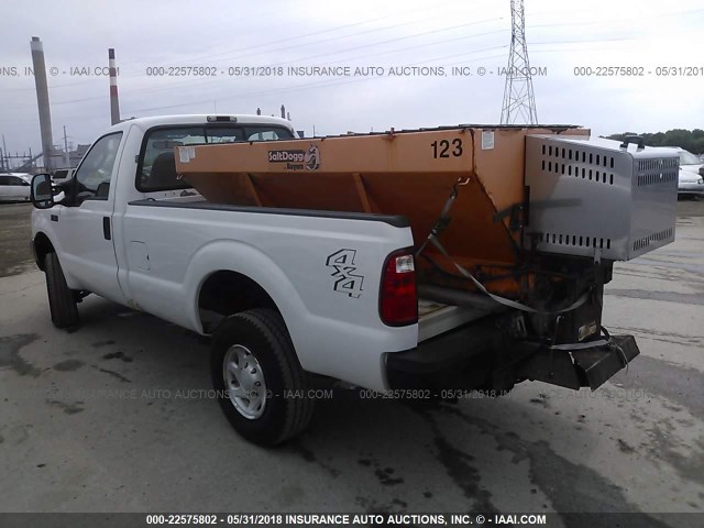 3FTSF31L24MA09836 - 2004 FORD F350 SRW SUPER DUTY WHITE photo 3