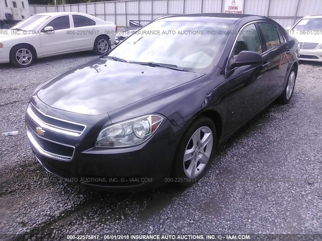 1G1ZA5EU4BF343643 - 2011 CHEVROLET MALIBU LS 灰色 照片 2