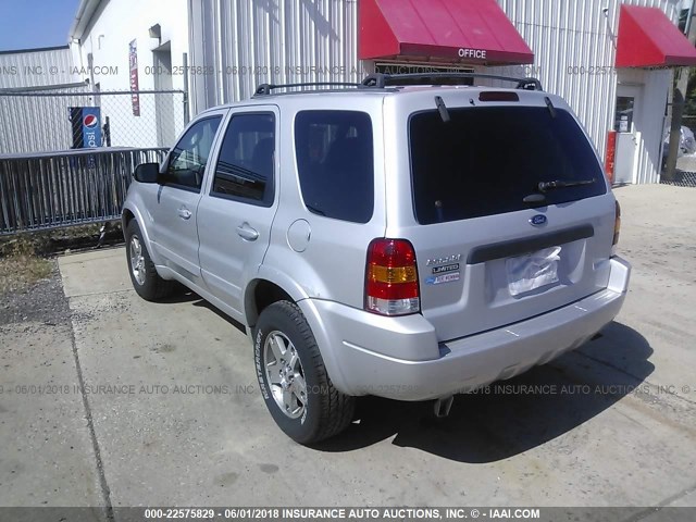 1FMCU94104KB39933 - 2004 FORD ESCAPE LIMITED SILVER photo 3