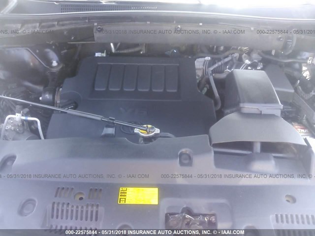 5TDKKRFH0FS057146 - 2015 TOYOTA HIGHLANDER XLE შავი ფოტო 10