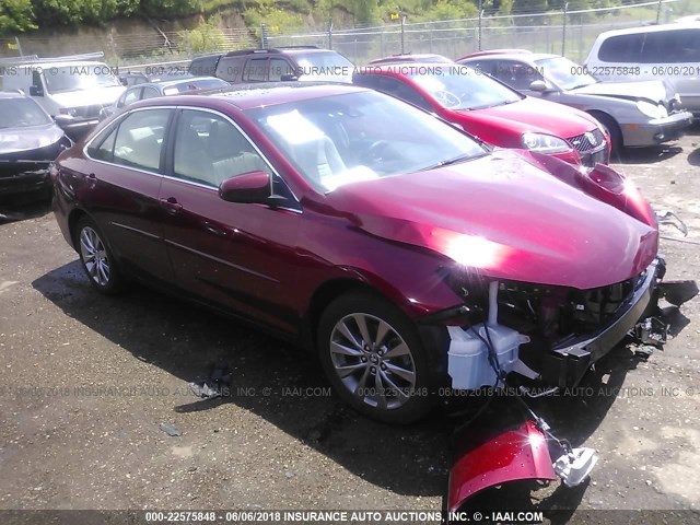 4T1BK1FK9FU567418 - 2015 TOYOTA CAMRY XSE/XLE 红色 照片 1