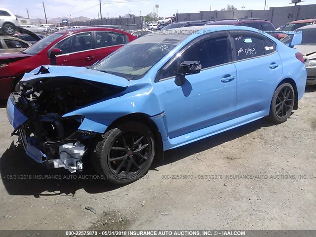 JF1VA2U66G9814260 - 2016 SUBARU WRX STI/LIMITED Light Blue photo 2