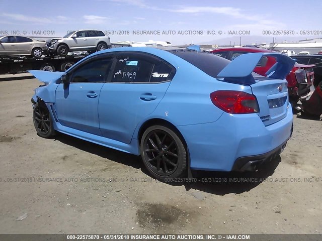 JF1VA2U66G9814260 - 2016 SUBARU WRX STI/LIMITED Light Blue photo 3