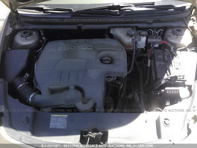 1G1ZH57B88F236868 - 2008 CHEVROLET MALIBU 1LT 金色 照片 10