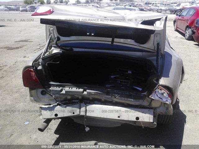 1G1ZH57B88F236868 - 2008 CHEVROLET MALIBU 1LT 金色 照片 6