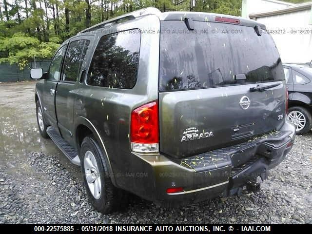 5N1AA08D28N601624 - 2008 NISSAN ARMADA SE/LE Unknown photo 3