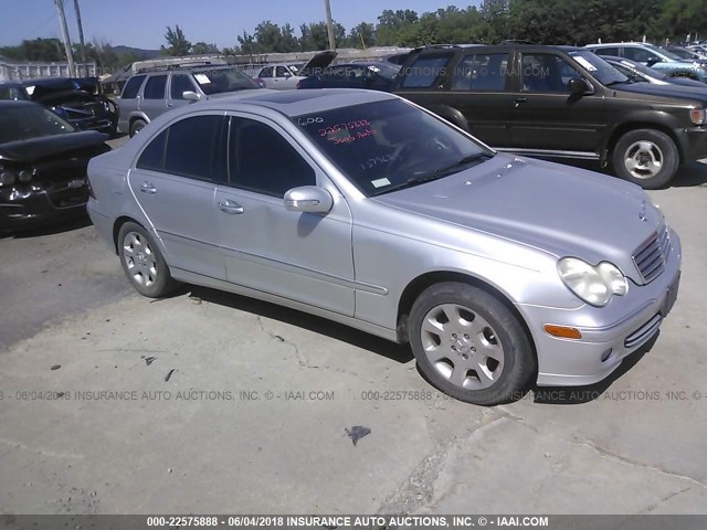 WDBRF92H06F782804 - 2006 MERCEDES-BENZ C GENERATION 2006 280 4MATIC SILVER photo 1