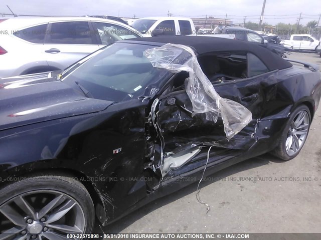 1G1FB3DS6J0125869 - 2018 CHEVROLET CAMARO LT BLACK photo 6