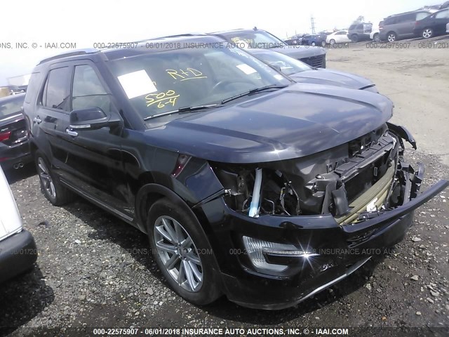 1FM5K7F87HGC23480 - 2017 FORD EXPLORER LIMITED 黑色 照片 1