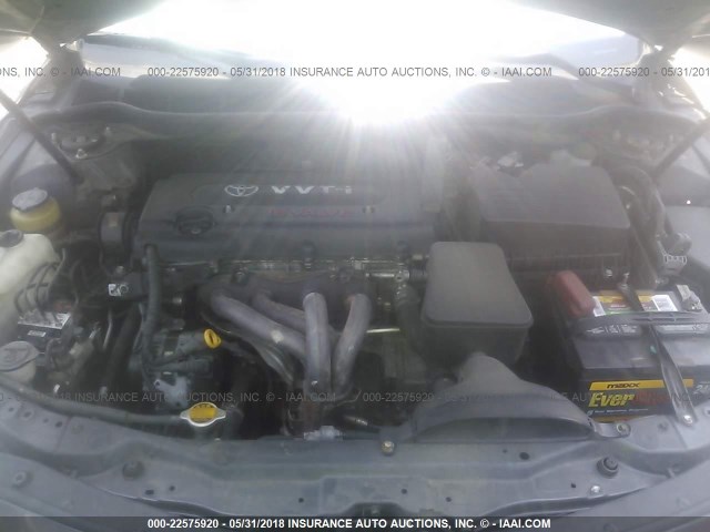 4T1BE46KX7U051790 - 2007 TOYOTA CAMRY NEW GENERAT CE/LE/XLE/SE GRAY photo 10