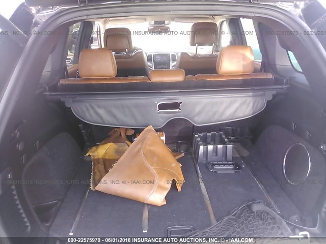 1C4RJFCT7CC184465 - 2012 JEEP GRAND CHEROKEE OVERLAND BROWN photo 8