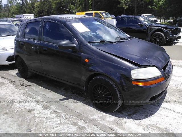 KL1TJ62694B272319 - 2004 CHEVROLET AVEO LS 黑色 照片 1