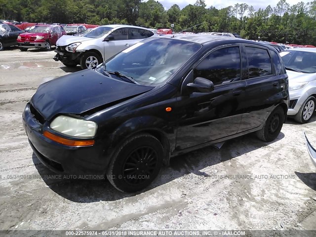 KL1TJ62694B272319 - 2004 CHEVROLET AVEO LS 黑色 照片 2