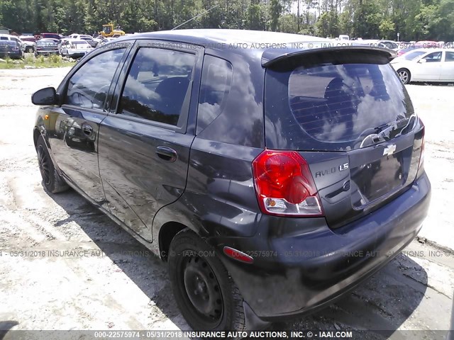KL1TJ62694B272319 - 2004 CHEVROLET AVEO LS 黑色 照片 3