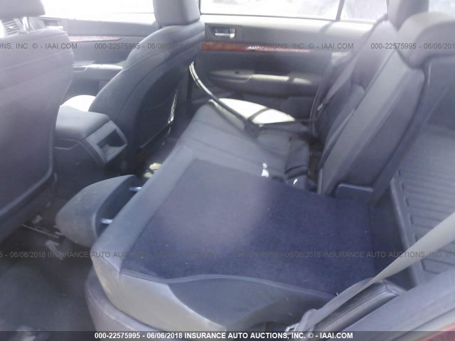 4S4BRCKC8C3256523 - 2012 SUBARU OUTBACK 2.5I LIMITED RED photo 8
